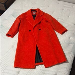 ASOS Bold Orange Textured Coat